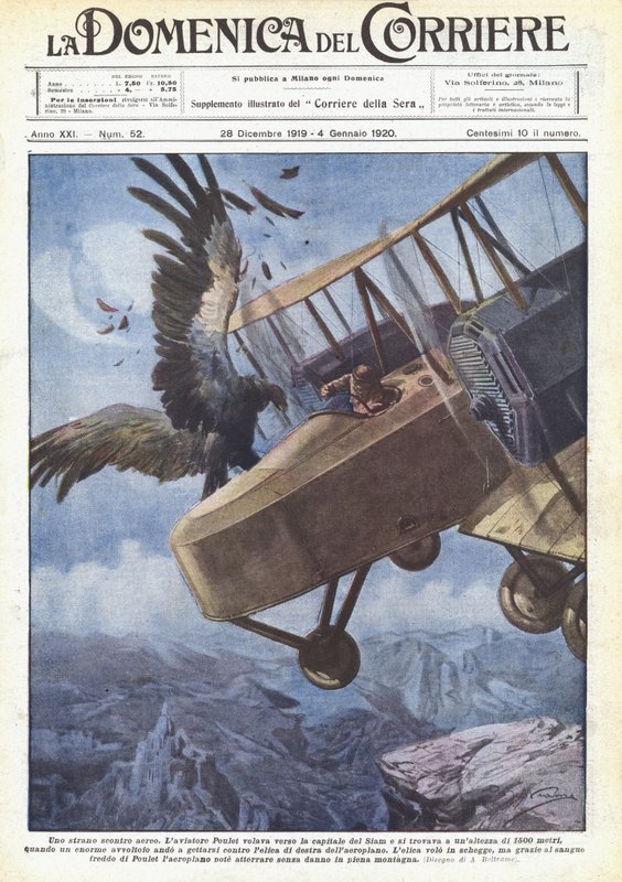 Uma estranha batalha aérea de Achille Beltrame