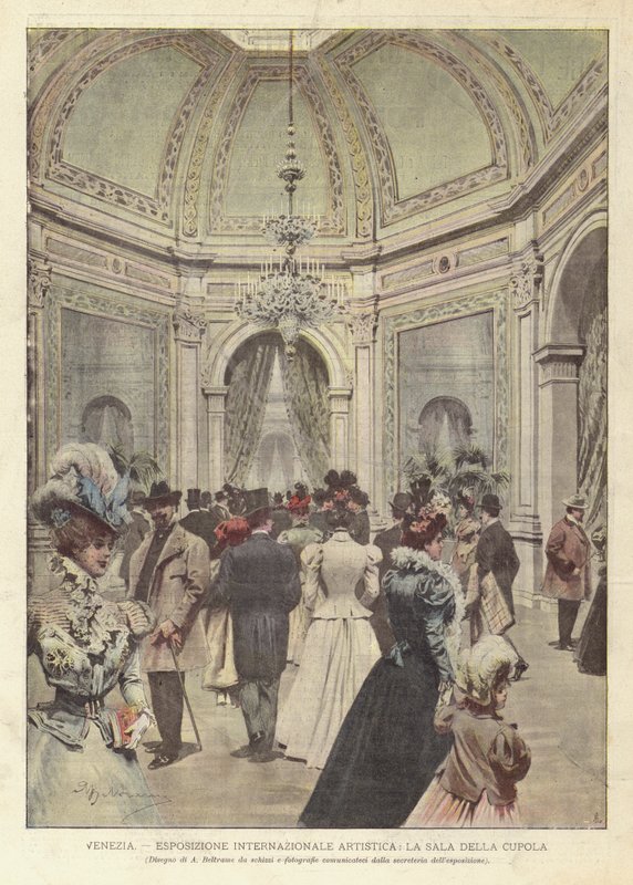 Veneza, Exposição Internacional de Arte, La Sala Della Dome de Achille Beltrame