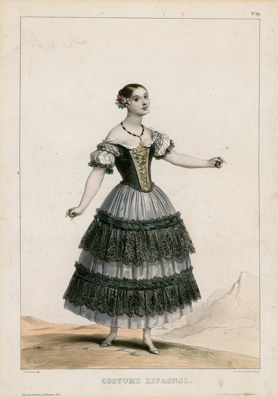 Fato Espanhol de Achille Devéria