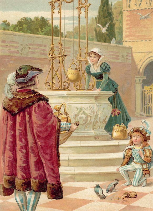 João, o fiel no palácio de ouro (chromolitho) de Ada Dennis
