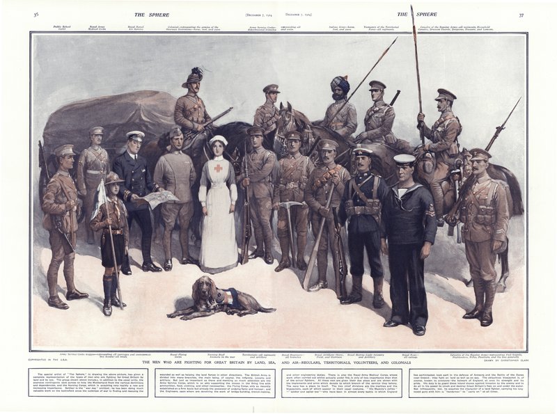 Membros das forças armadas que lutam pela Grã-Bretanha, Primeira Guerra Mundial de Addison Thomas Millar