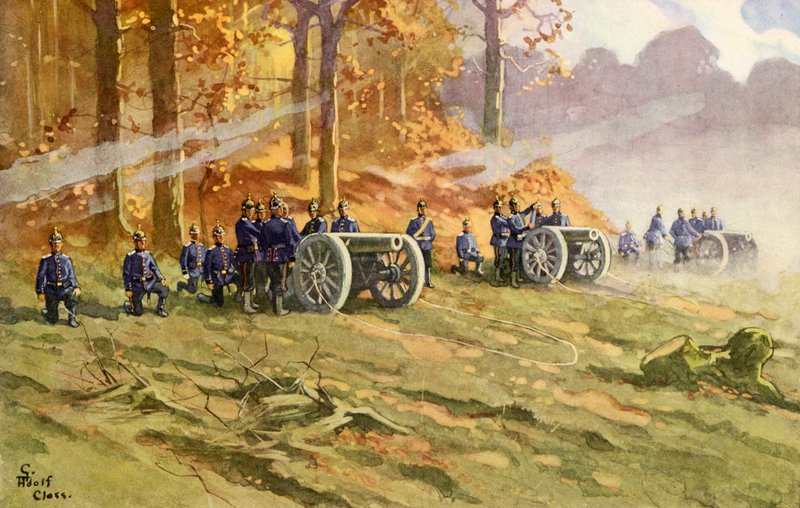 Artilharia pesada do exército alemão de Adolf Closs