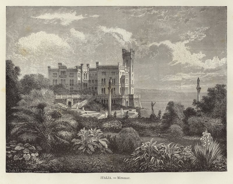 Itália - Castelo de Miramare de Adolf Closs