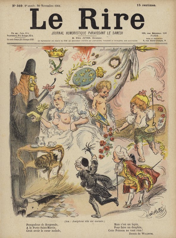 Ilustração para o riso de Adolphe Leon Willette