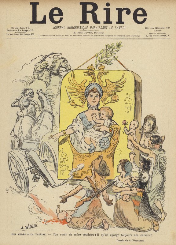 Ilustração para o riso de Adolphe Leon Willette
