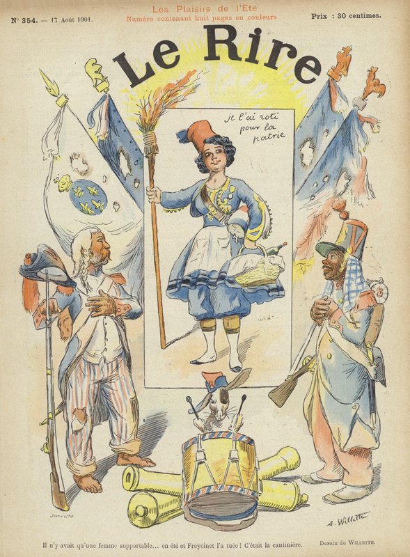 Ilustração para o riso de Adolphe Leon Willette