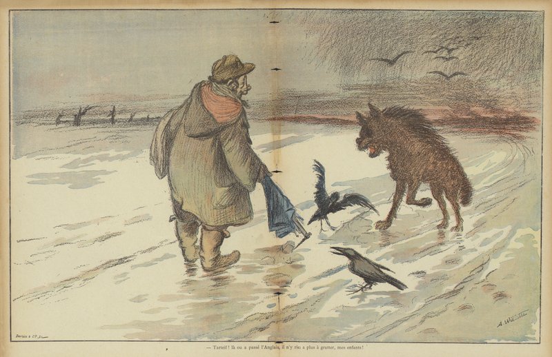 Ilustração para o riso de Adolphe Leon Willette