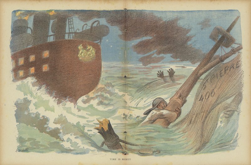 Ilustração para o riso de Adolphe Leon Willette