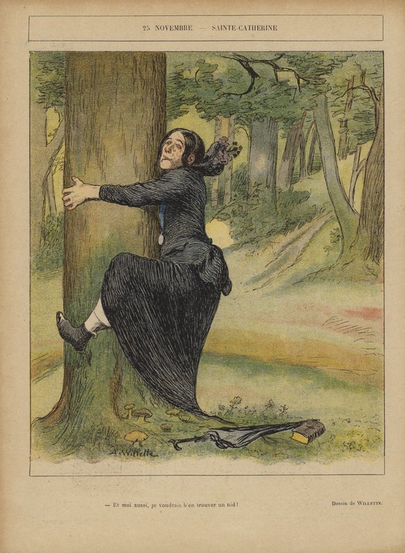Ilustração para o riso de Adolphe Leon Willette
