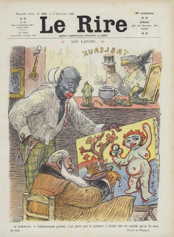Ilustração para o riso de Adolphe Leon Willette
