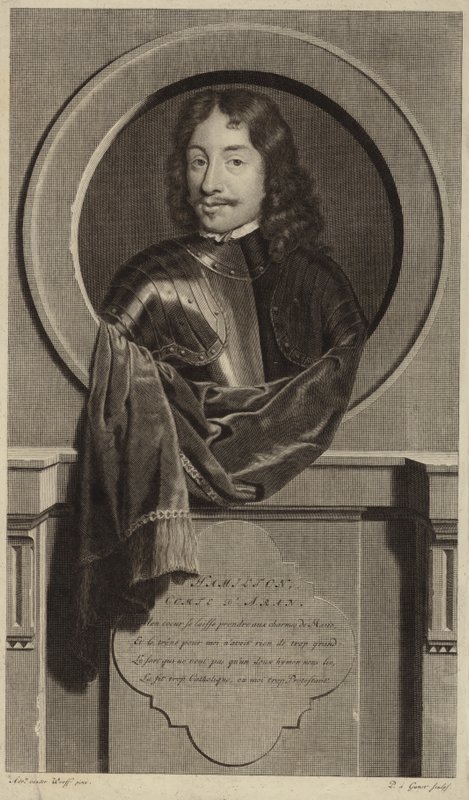 Retrato, de, james, hamilton, conde, de, arran de Adriaan van der Werff