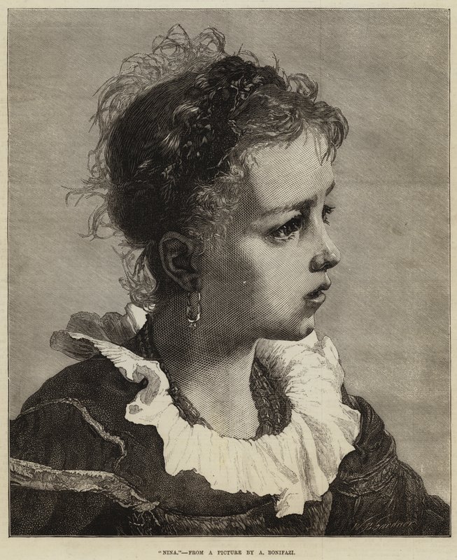 Gravura nina de Adriano Bonifazi