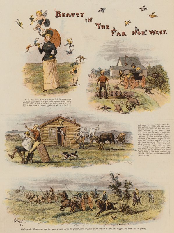 Beleza no Far Nor &39;West (chromolitho) de Adrien Emmanuel Marie