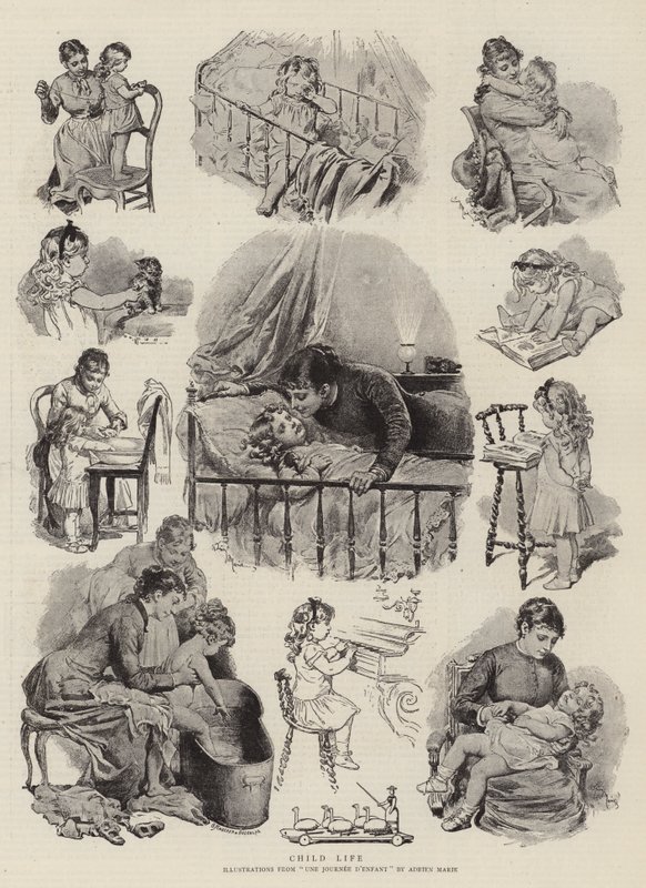 Vida infantil de Adrien Emmanuel Marie
