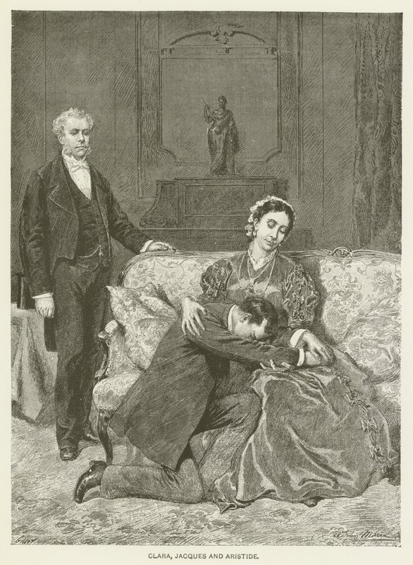 Clara, Jacques e Aristide de Adrien Emmanuel Marie