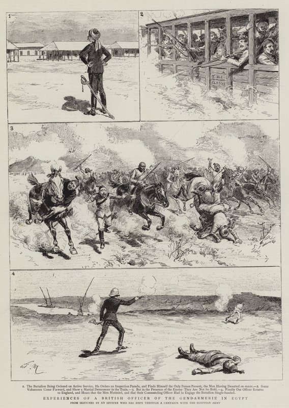 Experiências de um oficial britânico da Gendarmaria no Egito de Adrien Emmanuel Marie