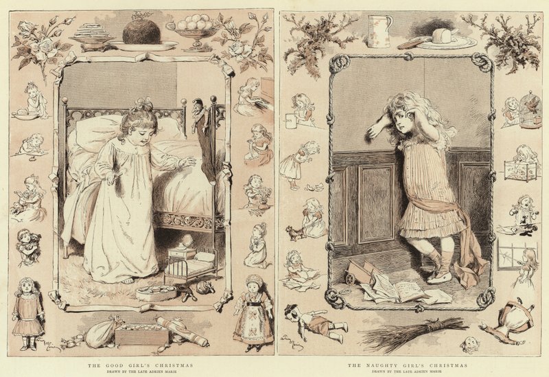 Natal da menina boa, Natal da menina impertinente de Adrien Emmanuel Marie