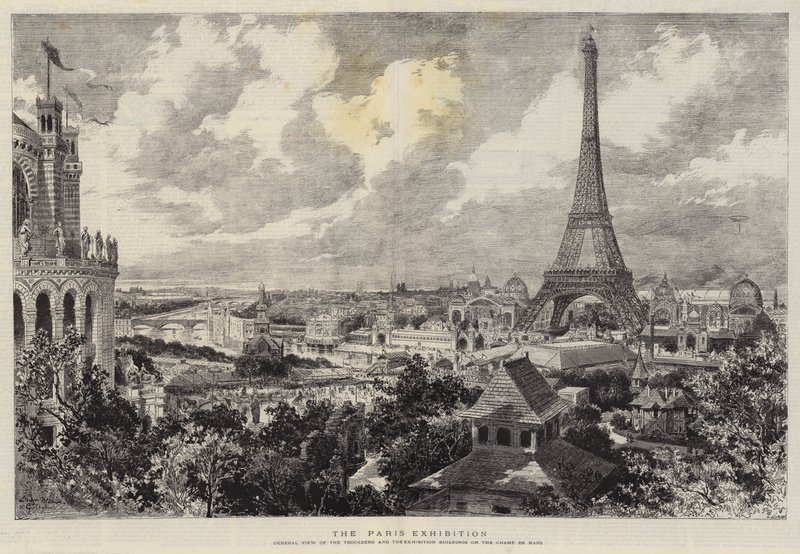 A exposição de Paris de Adrien Emmanuel Marie