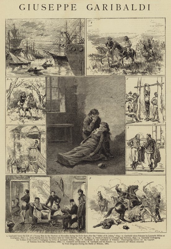 Giuseppe Garibaldi de Adrien Emmanuel Marie
