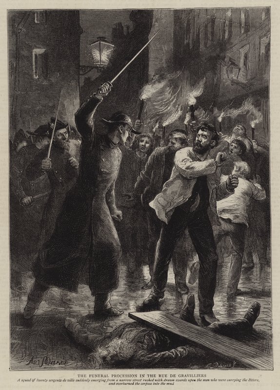 A história de um crime, o testemunho de uma testemunha ocular de Adrien Emmanuel Marie