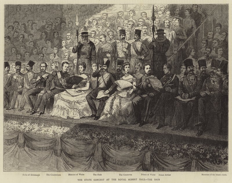 O concerto do estado no Royal Albert Hall, o Dais de Adrien Emmanuel Marie