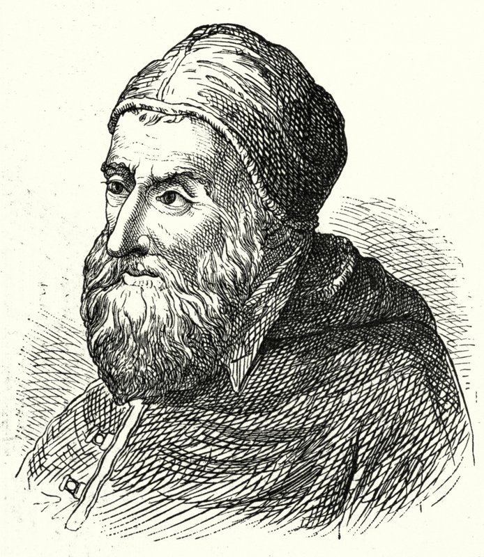 Papa Sisto IV (gravura) de Agostino Musi