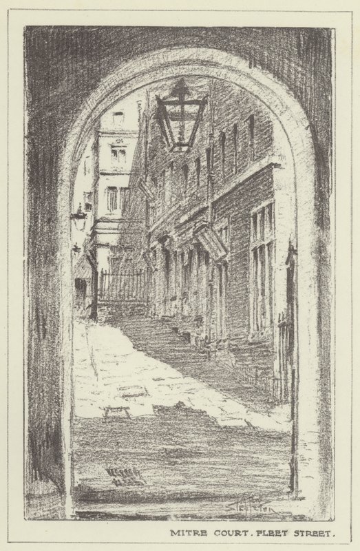 Mitre Court, Fleet Street de Alan Stapleton
