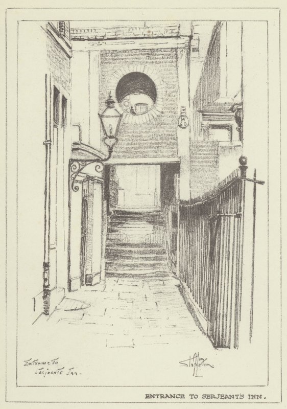 Entrada para Serjeants Inn de Alan Stapleton