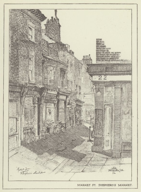 Market Street, Shepherds Market de Alan Stapleton