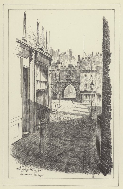 Portão de St Johns da passagem de Jerusalém de Alan Stapleton