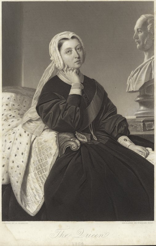 Retrato da rainha victoria de Albert Graefle