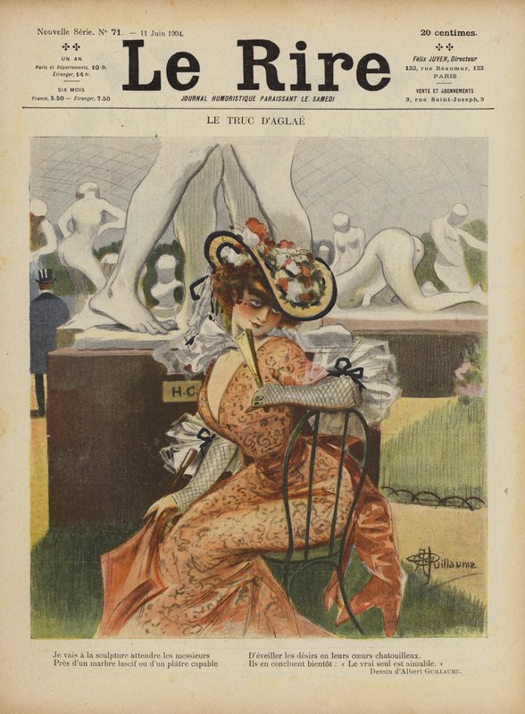 Ilustração para o riso de Albert Guillaume