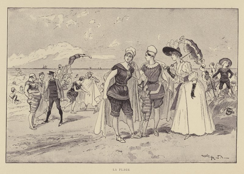 A praia de Albert Robida