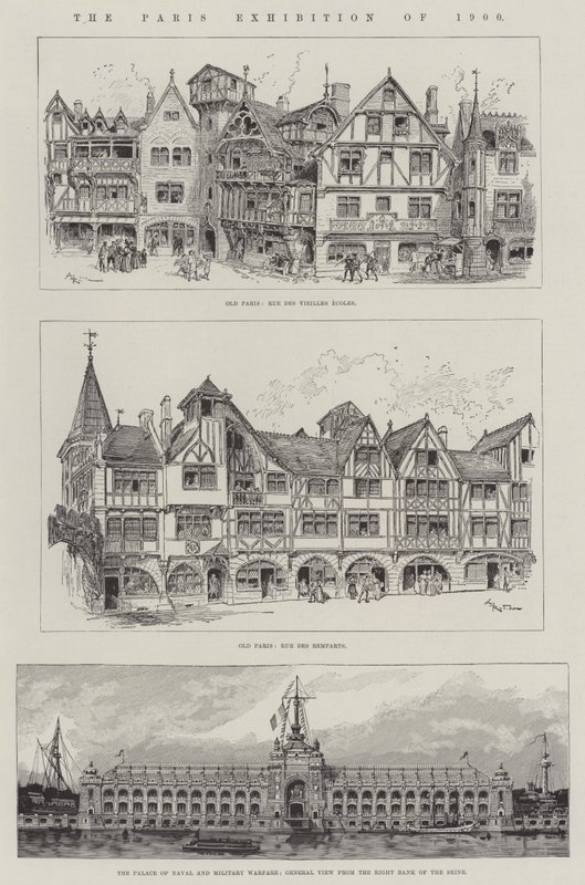 A exposição de Paris de 1900 de Albert Robida