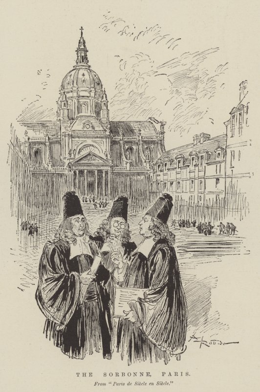 A Sorbonne, Paris de Albert Robida
