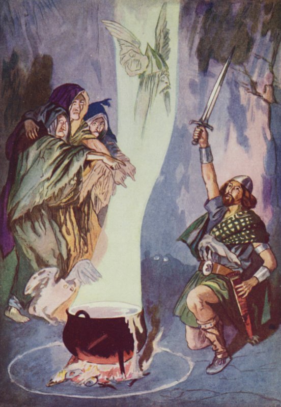 Shakespeare: Macbeth (cor litho) de Albert Edward Jackson