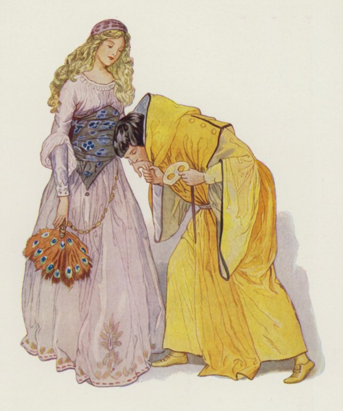 Shakespeare: Romeu e Julieta (cor litho) de Albert Edward Jackson