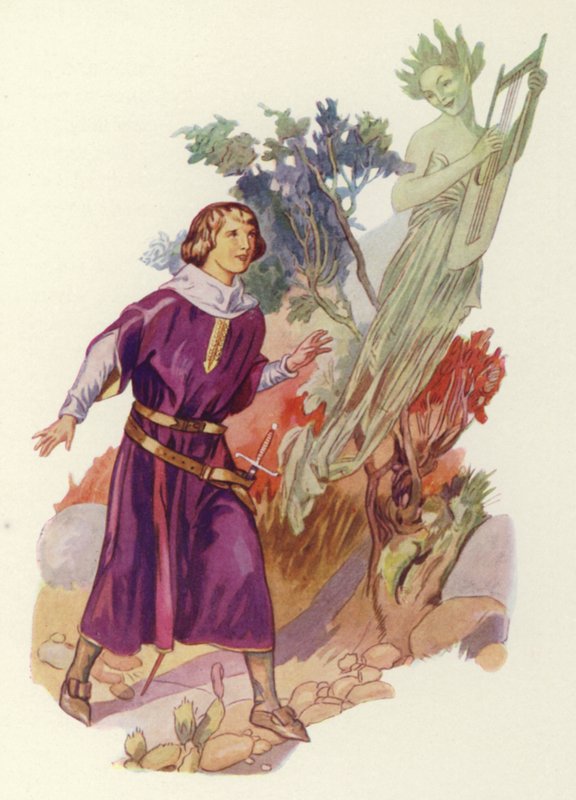 Shakespeare: O Tempestade (cor litho) de Albert Edward Jackson