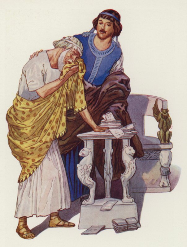 Shakespeare: Timão de Atenas (cor litho) de Albert Edward Jackson