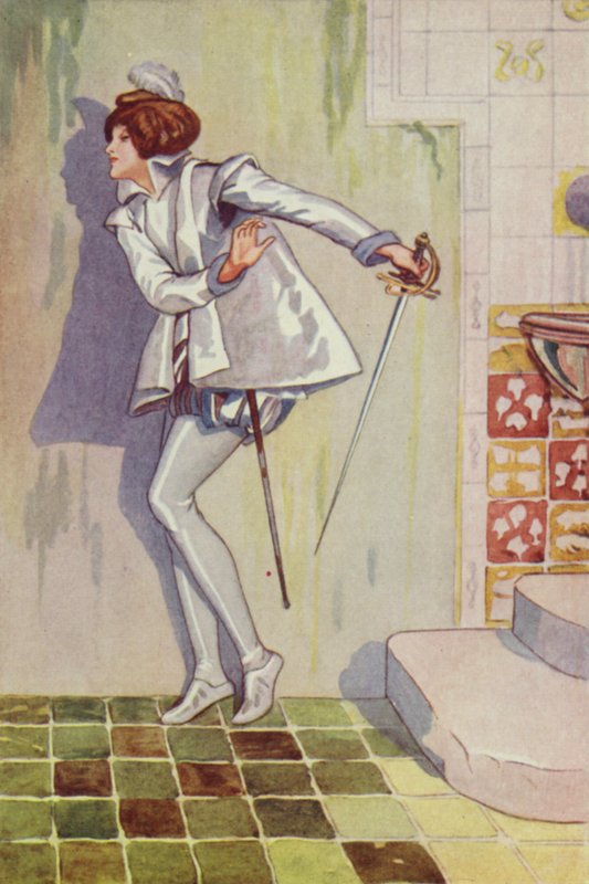 Shakespeare: Décima segunda noite (cor litho) de Albert Edward Jackson