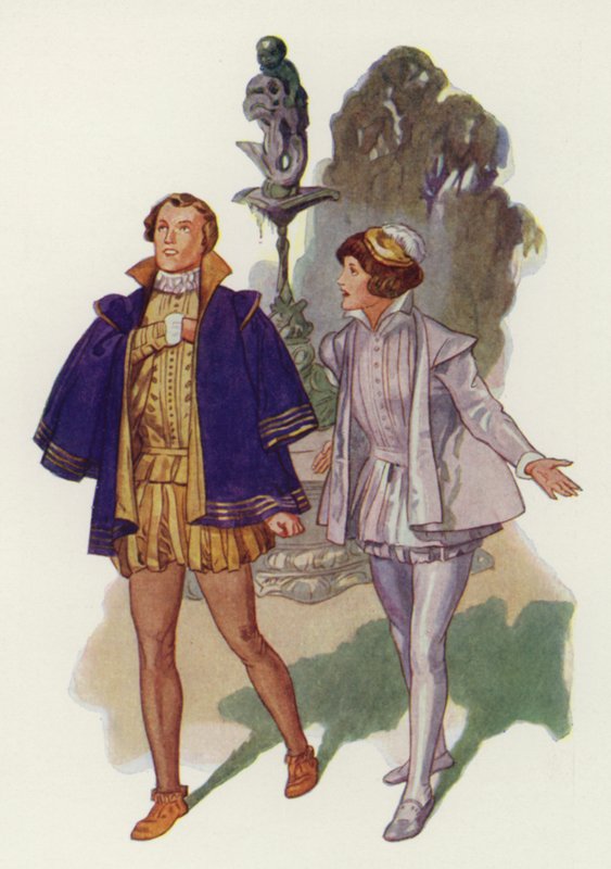 Shakespeare: Décima segunda noite (cor litho) de Albert Edward Jackson