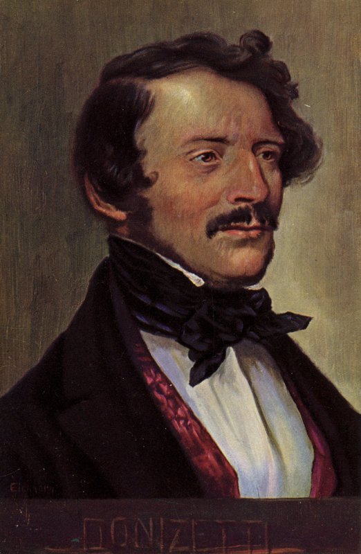 Gaetano Donizetti, compositor italiano (1797-1848) de Albert Eichhorn