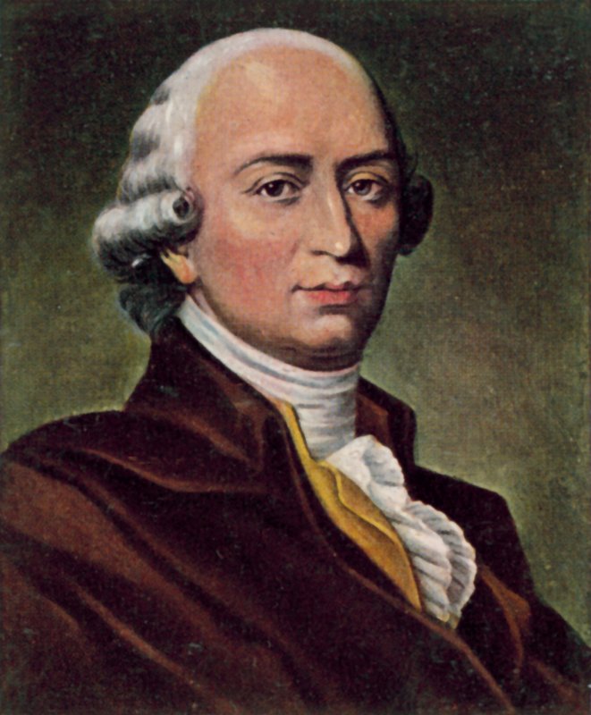 Johann Gottfried von Herder, filósofo e poeta alemão (litografia a cores) de Albert Graefle