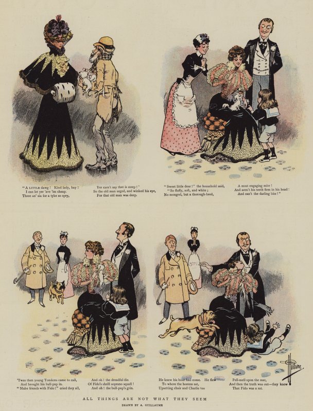 Todas as Coisas Não São o Que Parecem (chromolitho) de Albert Guillaume
