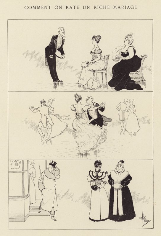 Como classificar um casamento rico de Albert Guillaume