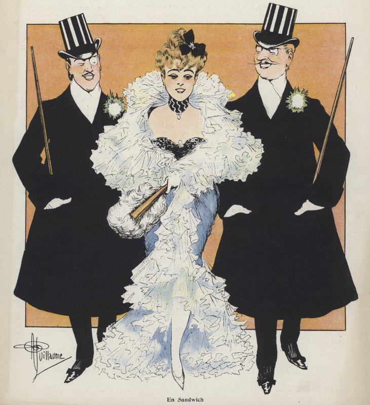 Em sanduíche de Albert Guillaume