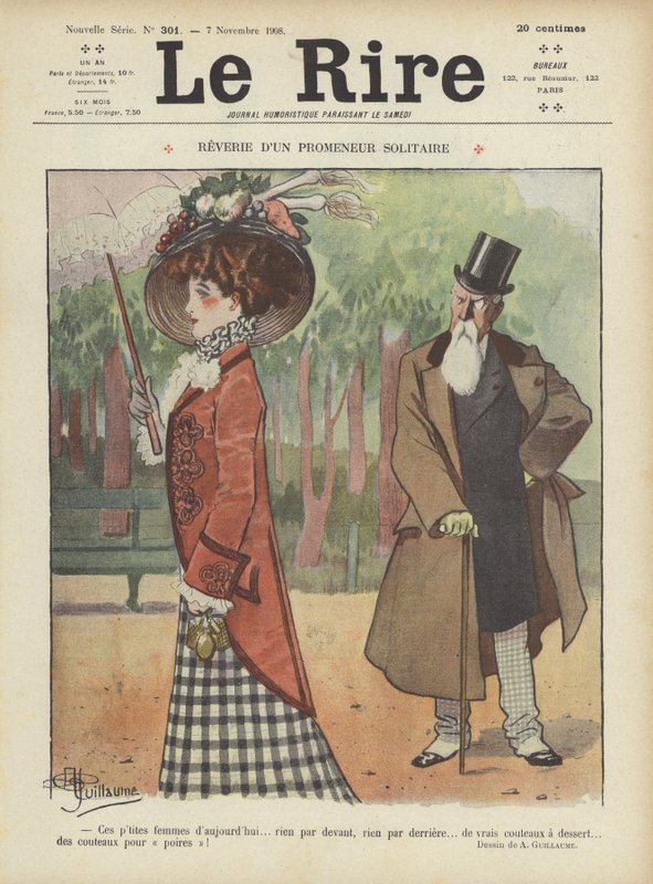 Ilustração para o riso de Albert Guillaume