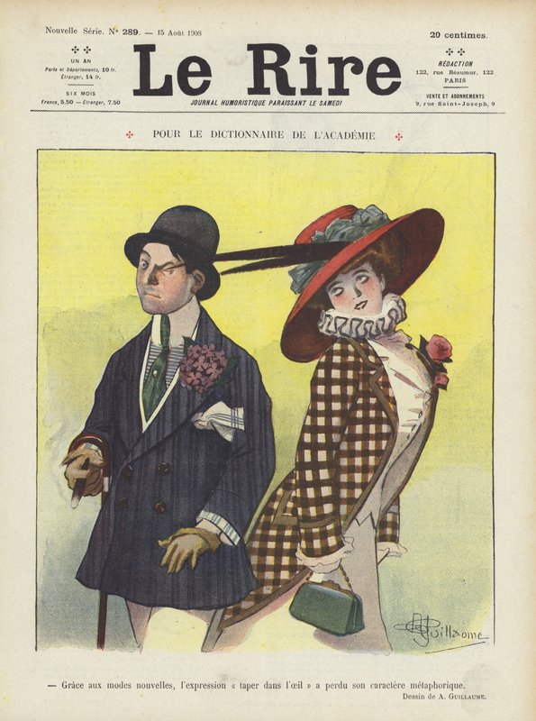 Ilustração para o riso de Albert Guillaume