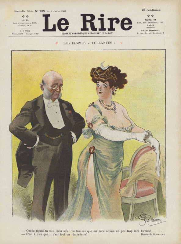 Ilustração para o riso de Albert Guillaume