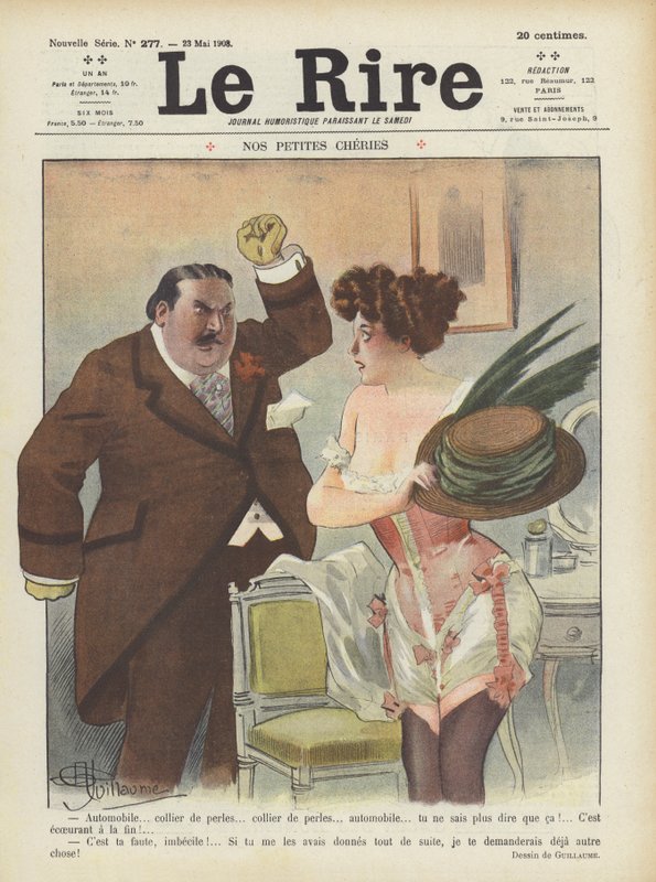 Ilustração para o riso de Albert Guillaume